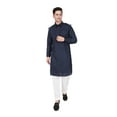 thumbnail image 1 of TRILOKI Mens Pathani Kurta Pajama Set Cotton Ethnic Traditional Wear, 1 of 6