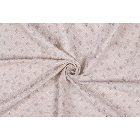 TRILOKI Multicolor Poly Satin Embroidery DIY Arts & Crafts, Sewing, Wedding Dress, Crafts, Inches 56, 48 Work By The Yard