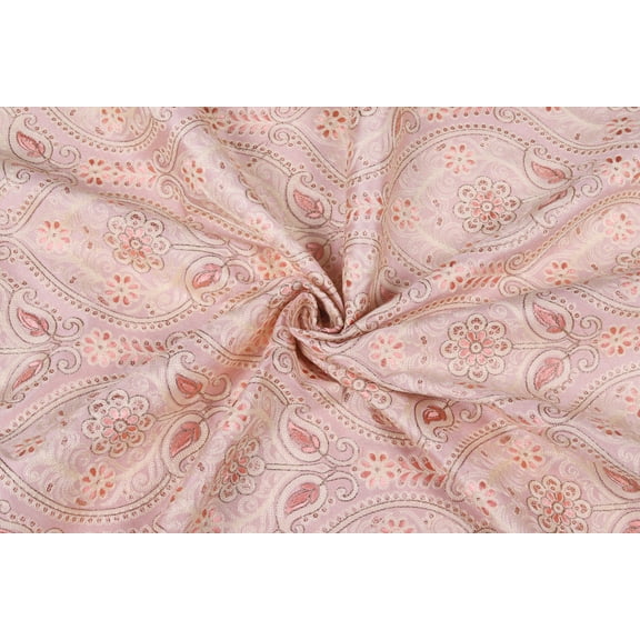 TRILOKI Multicolor3 Poly Raw Silk Embroidery DIY Arts & Crafts, Sewing, Wedding Dress, Crafts, Inches 44, 38 Work By The Yard