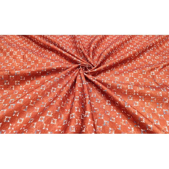 TRILOKI Red Cotton Silk DIY Arts & Crafts, Sewing, Wedding Dress, Crafts, Width 58 Inch, By The Yard