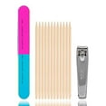 thumbnail image 1 of TRIM Complete Manicure Bundle - For Pushing Back Cuticles and Clipping and Buffing Nails - Includes Deluxe Fingernail Clipper, 7-Way Nail Buffer, Pedicure/Manicure Cuticle Sticks - Easy to Use, 1 of 6
