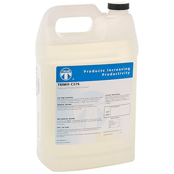 TRIM Cutting & Grinding Fluids C276/1 Clean Running Synthetic Coolant, 1 gal Jug J101