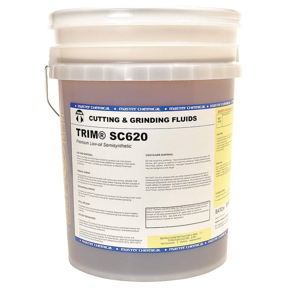TRIM Cutting & Grinding Fluids SC620/5 Premium Low Oil Semisynthetic, 5 gal Pail J101
