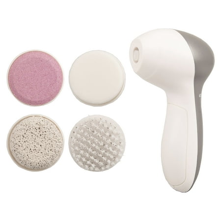 TRIM Foot Care Portable Battery Operated Pedicure Tool, 5 Pieces