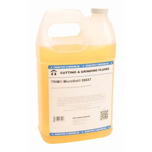 TRIM - MS590XT/1 Cutting & Grinding FLUIDS MS590XT/5 Advanced Technology Aerospace Semisynthetic, 5 gal Pail, Amber CA3