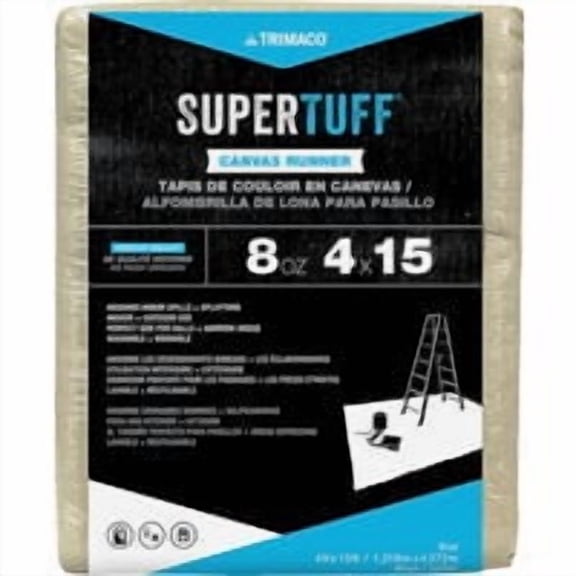 TRIMACO INC Trimaco SuperTuff Canvas Drop Cloth - Pack of 16