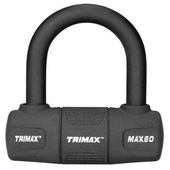 TRIMAX MULTI-PURPOSE DISC/CABLELOCK/U-LOCK - BLACK
