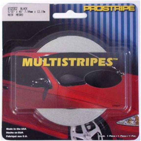 TRIMBRITE R32002 Pinstripe Tape, Black, 40 In. X 0.31 Ft.