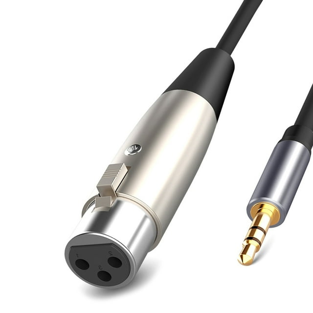 TRINGKY 3.5mm Male to XLR Female Stereo Audio Adapter Cable, 1/8 inch Jack to XLR Cable