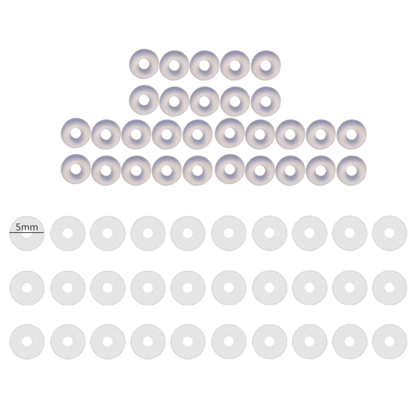 TRINGKY 60Pcs Non Pull Piercing Disc for Piercing Bump Pressure