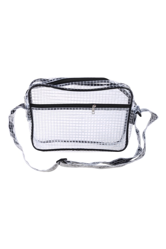 Anti-static Cleanroom Engineer Bag for Semiconductor Cleanroom Clear PVC Bags Satchel Crossbody Messenger