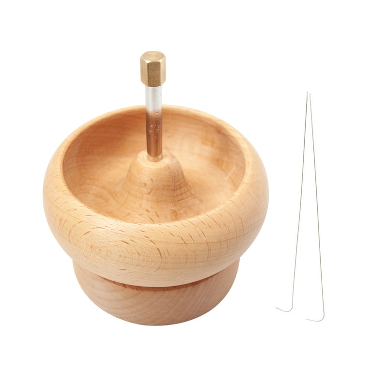 Wooden Bead Spinner Wooden Bead Holder Quickly Beading Bowl Loader
