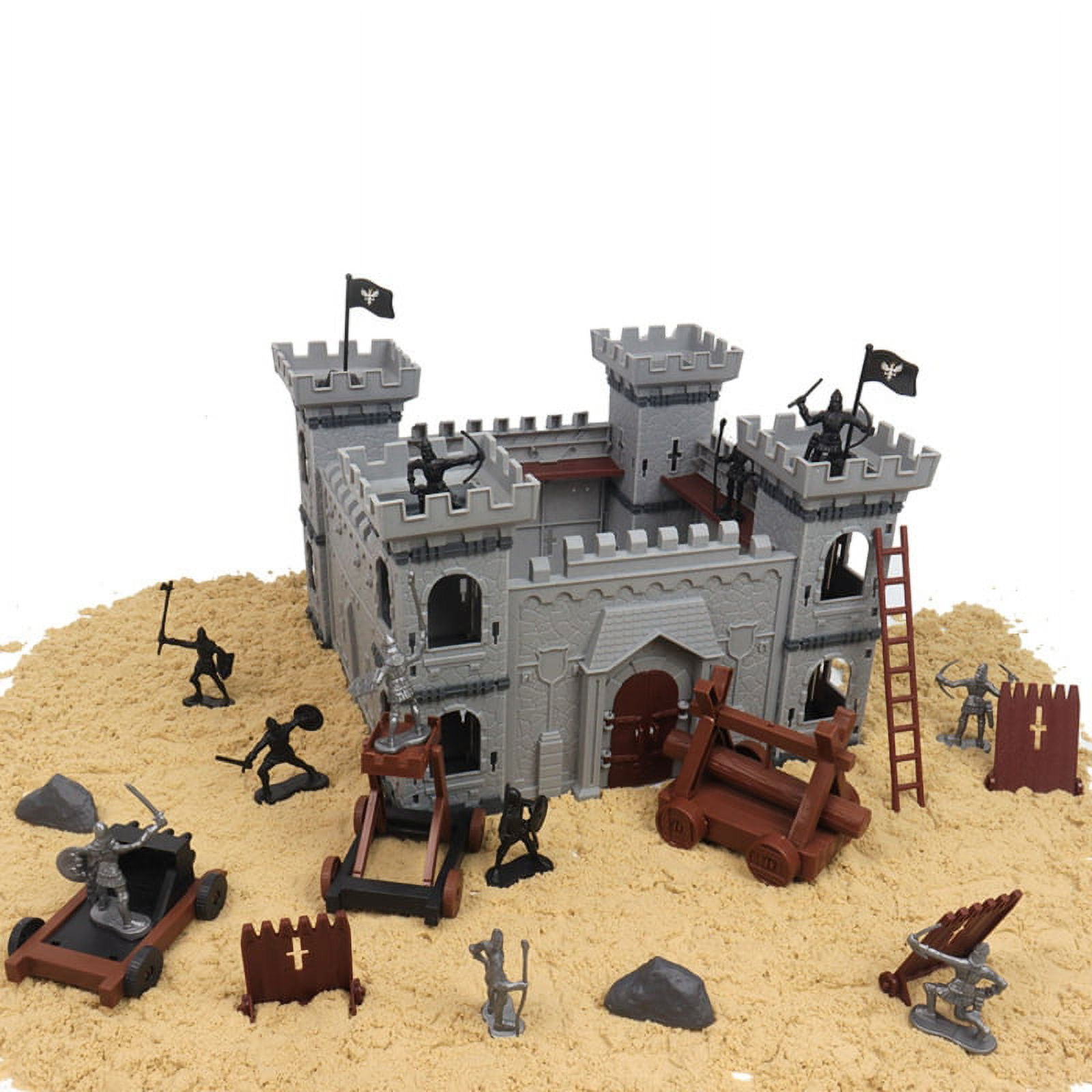 TRINGKY Castles Collection Toy Set Knights Castle Plastic Playset
