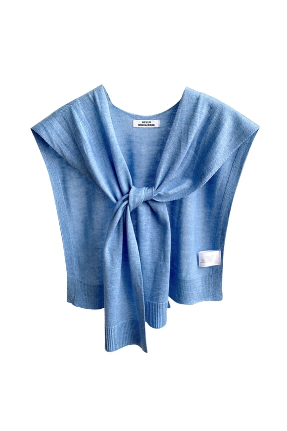 Crochet Scarf Shawl Wraps For Women Lightweight Solid Color Shoulder Wrap