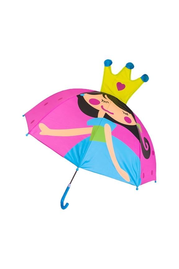 Cute Children Umbrella Animation for Creative Cartoon Long-handled 3D Ear Modeling Kids Umbrella For Boys Girls Gift