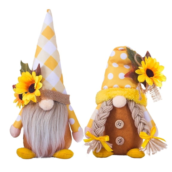 TRINGKY Cute Rudolph for Doll Sunflower Gnomes Faceless for Doll Ornament Gifts for Hous