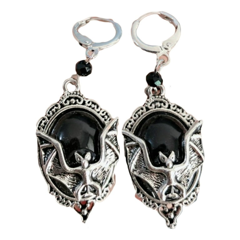 Steampunk Cameo Ear Rings Choker Set Steampunk Cameo Ear Rings Choker Set