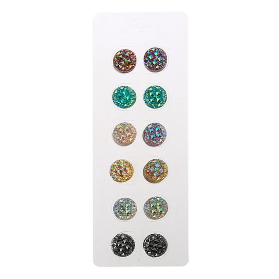 TRINGKY Pack of 12 Mus11m Multi-Use for Rhinestone Magnetic Scarf Brooch Round Hijab Pin