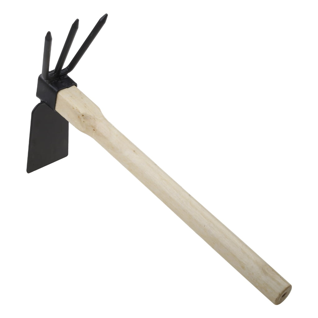 TRINGKY Small Hand Excavator and Hoe Combination Garden Tool Strong and for Sharp Hoe and Loose