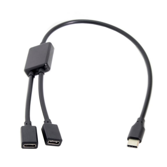 TRINGKY USB C HUB Type C 2 Port Multi USB C Splitter Adapter OTG for PC Computer Tablet