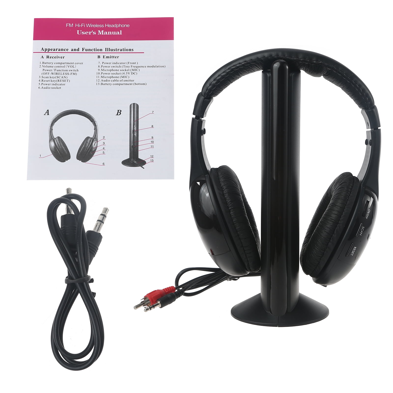 TRINGKY Compatible Connect Headphones for TV, PC, DVD, CD, MP3