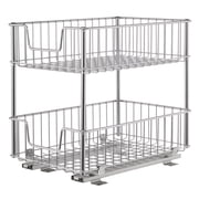 TRINITY 2-Tier Sliding Drawer - Chrome