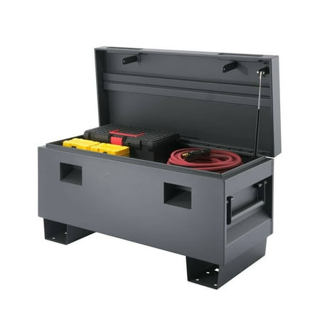 TRINITY | 36" Job Site Box | Matte Rust-Resistant Powder Coated Finish - Gray