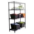TRINITY 4Tier Wire Shelving Rack, Bronze