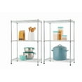 thumbnail interactive-video image 1 of TRINITY BASICS® 3-Tier NSF 23.2"x13.4"x35.6" Wire Shelving Rack (2 Pack) - Chrome, 1 of 14