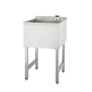 TRINITY BASICS EcoStorage® | 18x16x13 Basin | Stainless Steel Utility Sink | NSF | Chrome