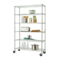 thumbnail image 1 of TRINITY BASICS® EcoStorage® 6-Tier 48x18x72 Wire Shelving w/ Wheels, NSF - Chrome, 1 of 3