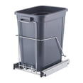 thumbnail image 1 of TRINITY EcoStorage 25 Gal. Sliding Trash Can Chrome, 1 of 4