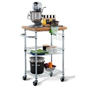 TRINITY EcoStorage  Bamboo Kitchen Cart