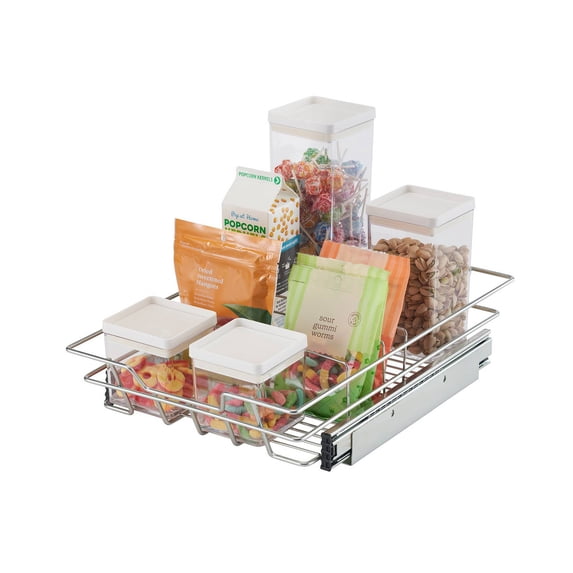 TRINITY PRO® EcoStorage® 13" Sliding Drawer (2-Pack) - Chrome