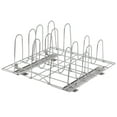 thumbnail image 1 of TRINITY Sliding Pot Organizer - Chrome, 1 of 6