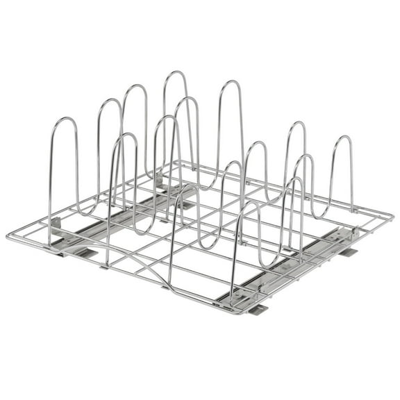 TRINITY Sliding Pot Organizer - Chrome