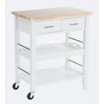 thumbnail image 1 of TRINITY Wood Kitchen Cart w/ Drawers & Tray, 1 of 7