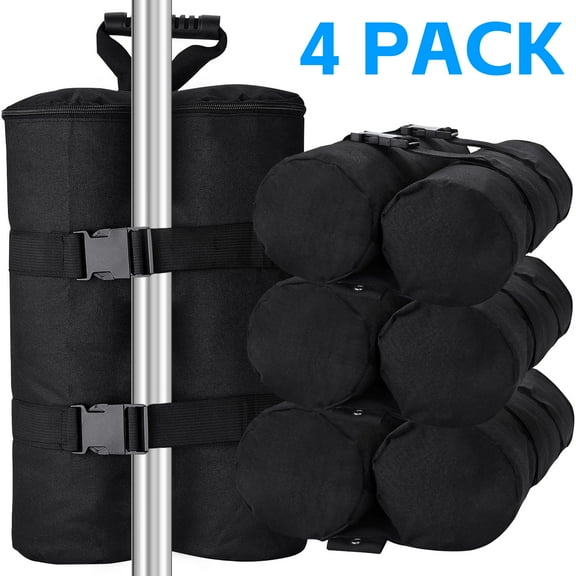 TRINKA Extra Large Canopy Weight Bags(240 lbs) Set of 4, Heavy Duty Oxford Leg Gazebo Sand Bags for Pop up Canopy Tent, Outdoor Sun Shelter