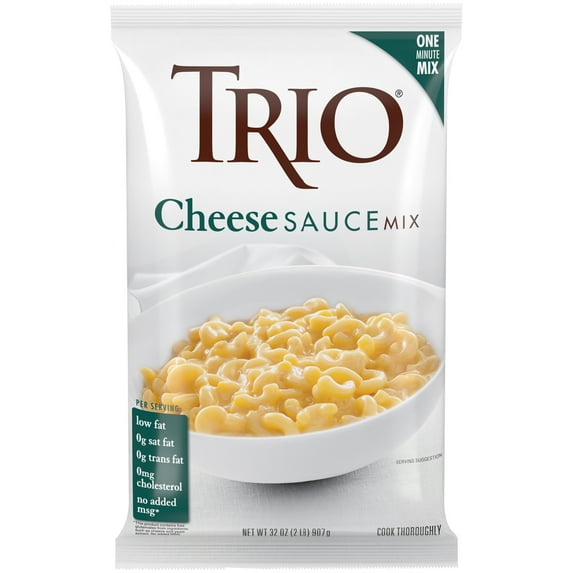 TRIO No Added MSG Shelf-Stable Low Fat Cheese Sauce Mix, 32 oz Packet