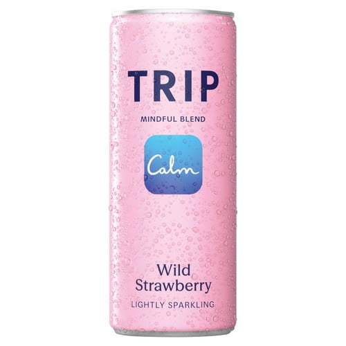 TRIP Mindful Blend Wild Strawberry 330ml, British Import (Pack of 2)