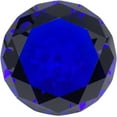 thumbnail image 1 of TRIPACT Original Color 100mm (4 inch) True Sapphire Blue Diamond Shaped Jewel Crystal Paperweight A Grade 02, 1 of 4