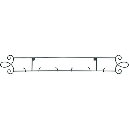 TRIPAR 36 Inch Black Horizontal Augusta Plate Rack 3-Place Rack for Collectible Plates, Plaques, Dishes, & China
