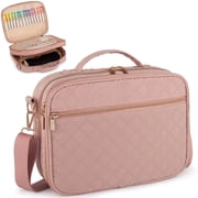 TRIPGEAR 2 Layer Large Bible Carrying Case for Women, Church Bag with Handle, Shoulder Strap and Storage Pocket Protector