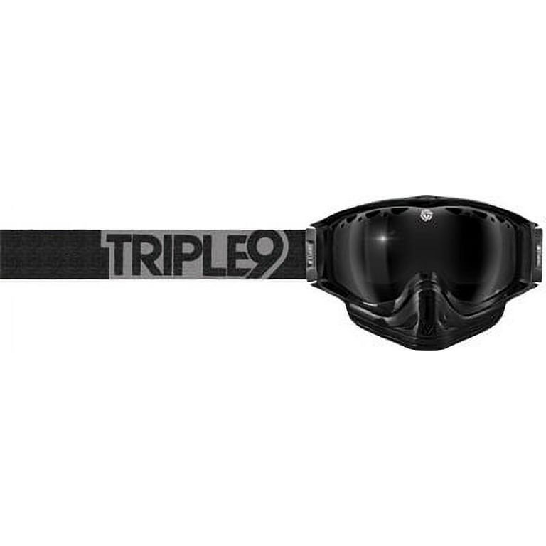TRIPLE 9 Switch Goggles Black w Polarized Smoke Lens 37 2356 Walmart
