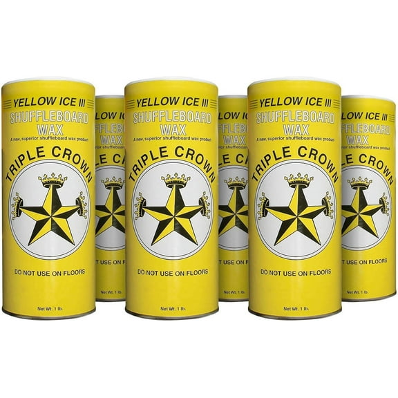 TRIPLE CROWN Yellow Ice III Shuffleboard Wax