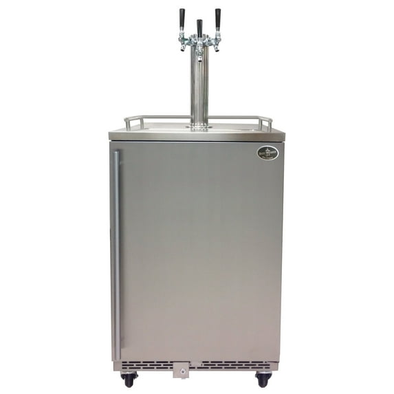 TRIPLE TOWER WITH STAINLESS STEEL DOOR HOMEBREW- PREMIUM SERIES (NO KEGS INCLUDED)