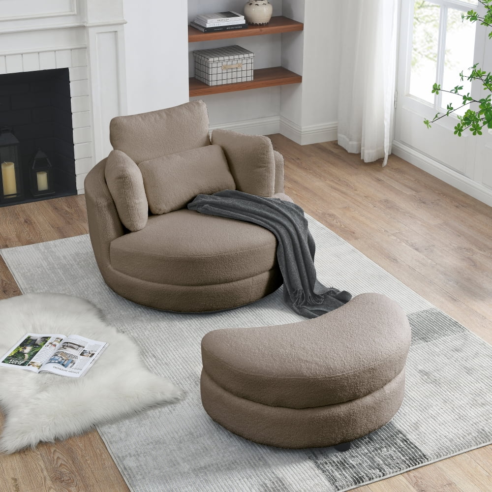 Round chaise lounge new arrivals