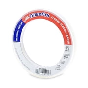 TRIPLEFISH Triple Fish Fluorocarbon Leader- 50 Yards 80#