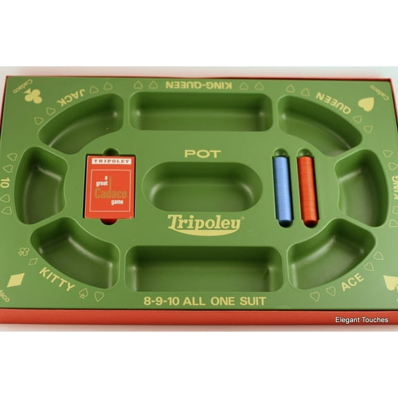 TRIPOLEY: The Original Game of Hearts, Poker and Michigan Rummy..(1968) by CADACO, Inc.