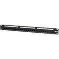 thumbnail image 1 of TRIPP LITE 24-Port 1U Rackmount Cat5e Feedthrough Patch Panel, RJ45 Ethernet, 1 of 6